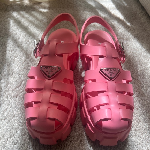 Prada rubber sandals - Picture 1 of 4